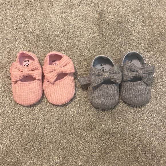 NWOT set of two baby girl shoes - Picture 1 of 4